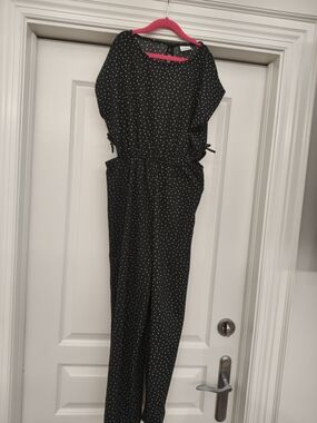 Zara Black Polka Dot Girls' Jumpsuit
